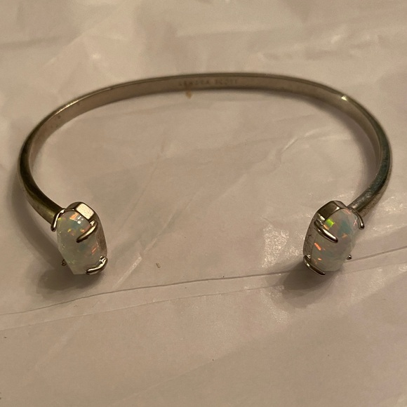 Kendra Scott Edie Silver Bracelet with Opal Accents - Picture 1 of 5